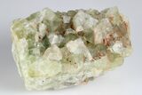 Green Cubic Fluorite Crystal Cluster - Morocco #180275-1
